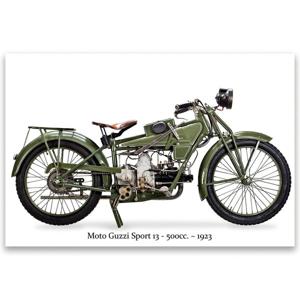 Moto Guzzi Sport 13 - 500cc. – 1923 Right side Italy / ref. 1046