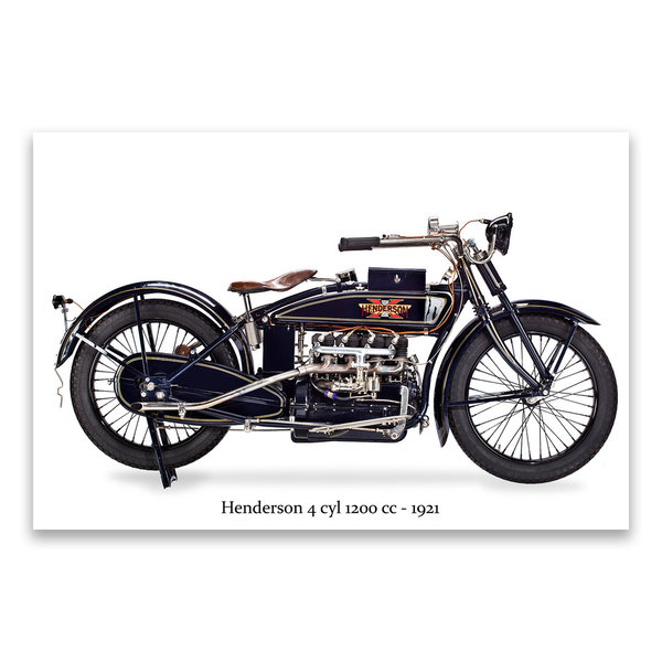 Henderson  4 cylinder 1200cc. 1921 USA / ref. 1113
