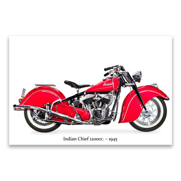 Indian Chief 1200cc side valve v-twin - 1945 USA / ref. 1144