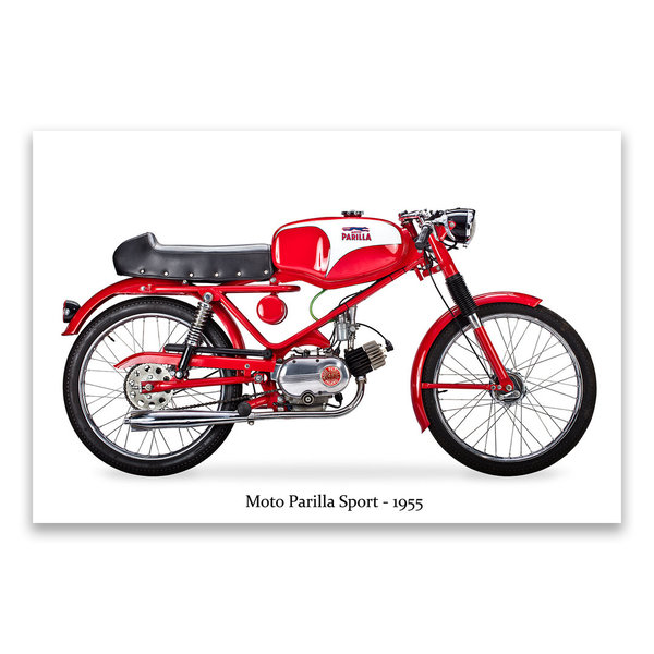 Moto Parilla Sportmodel rood - 1955 – Italy / ref. 1222