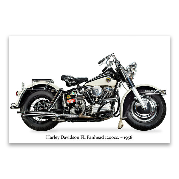 Harley Davidson FL Panhead 1200cc. V twin – 1958 USA / ref. 1290